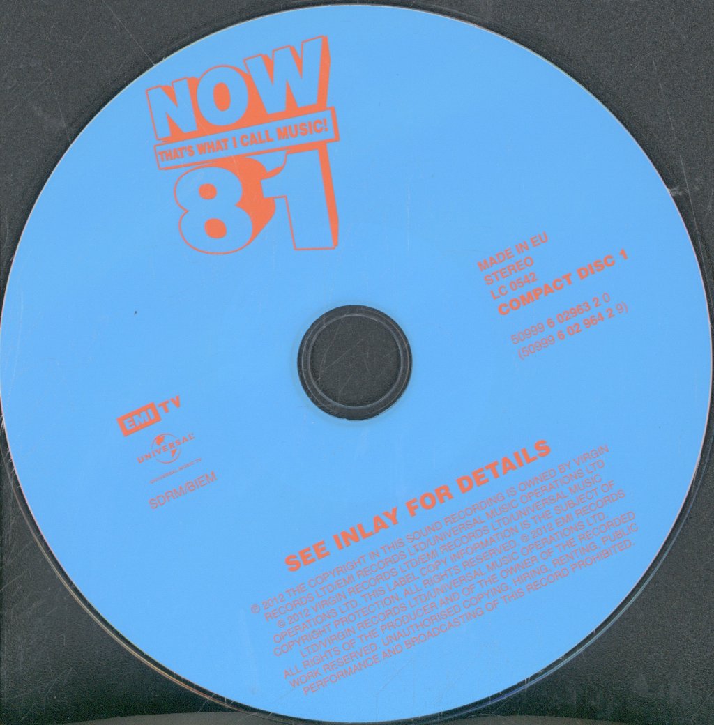 Various Artists - Now That's What I Call Music! 81 - Double Cd