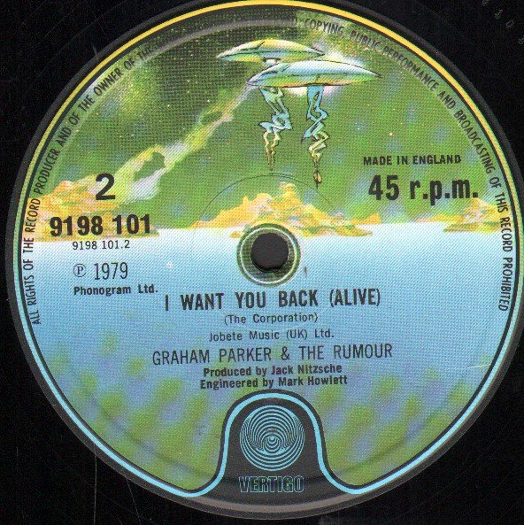Graham Parker And The Rumour - Protection - 12 Inch