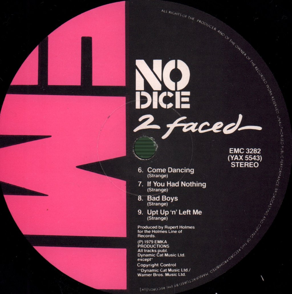 No Dice - 2 Faced - Lp