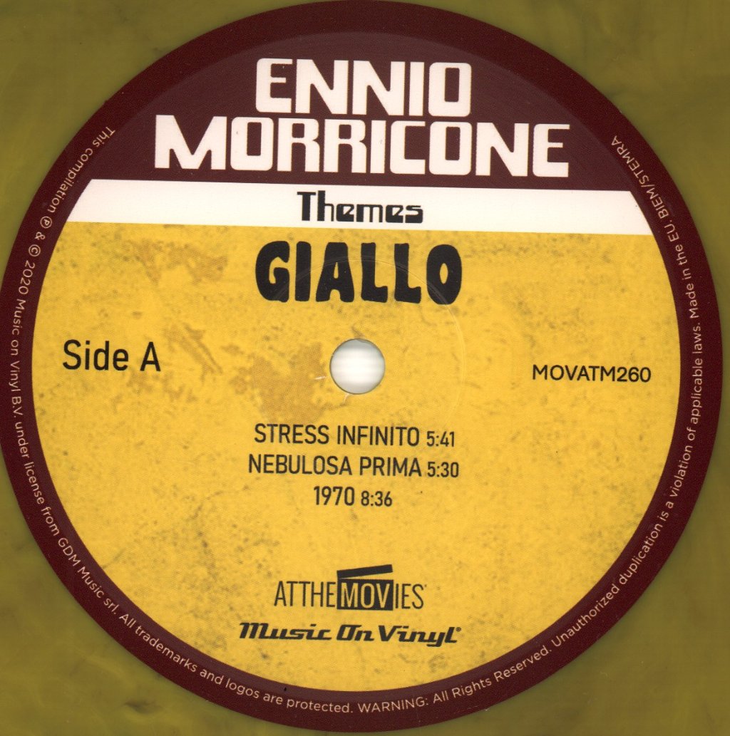 Ennio Morricone - Giallo - Double Lp