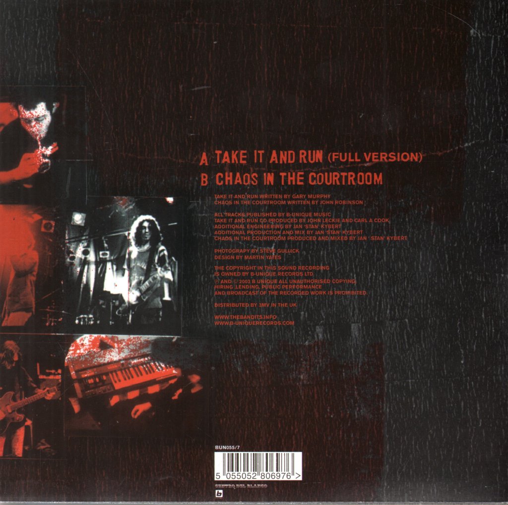 Bandits - Take It And Run - 7 Inch