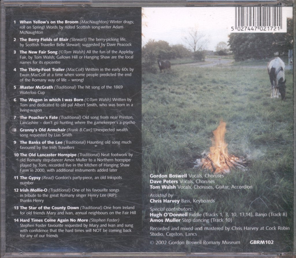 Gordon Boswell, Dave Peters, Tom Walsh - Romany Yog - Cd
