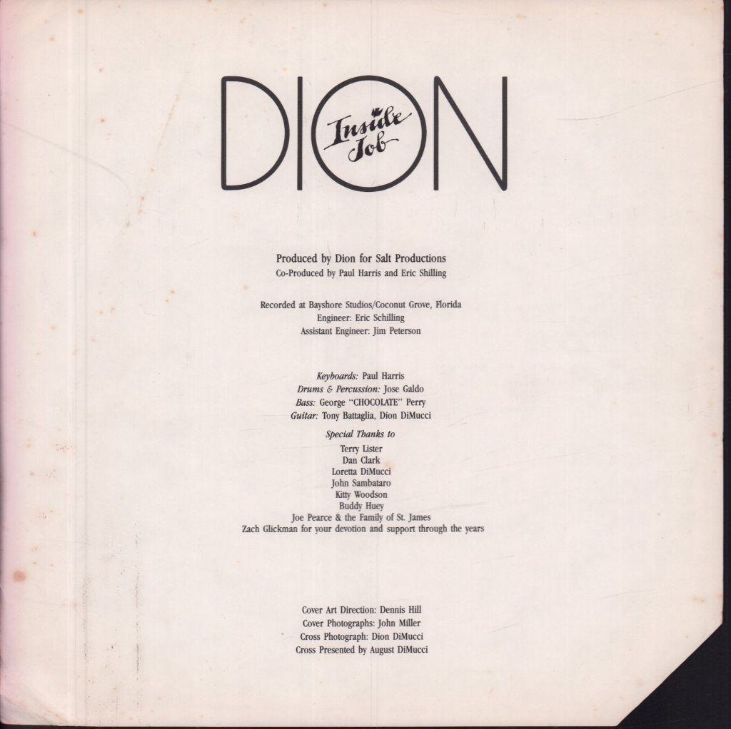 Dion - Inside Job - Lp