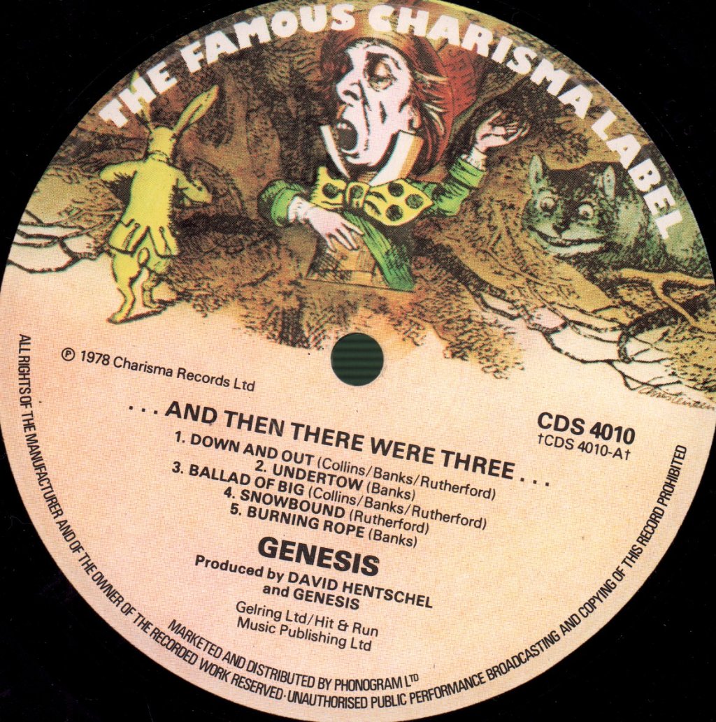Genesis - And Then There Were Three - Lp
