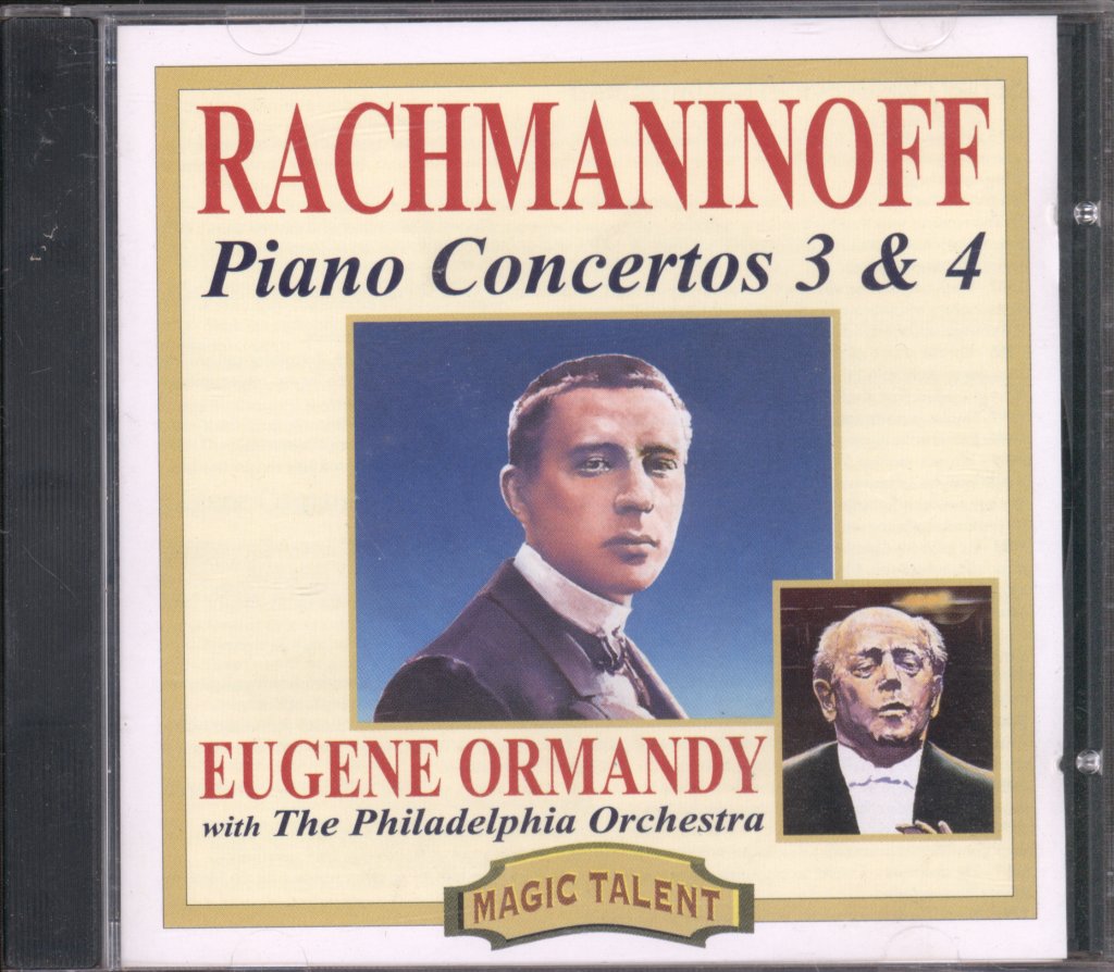 Eugene Ormandy, The Philadelphia Orchestra - Rachmaninoff - Piano Concertos 3 & 4 - Cd