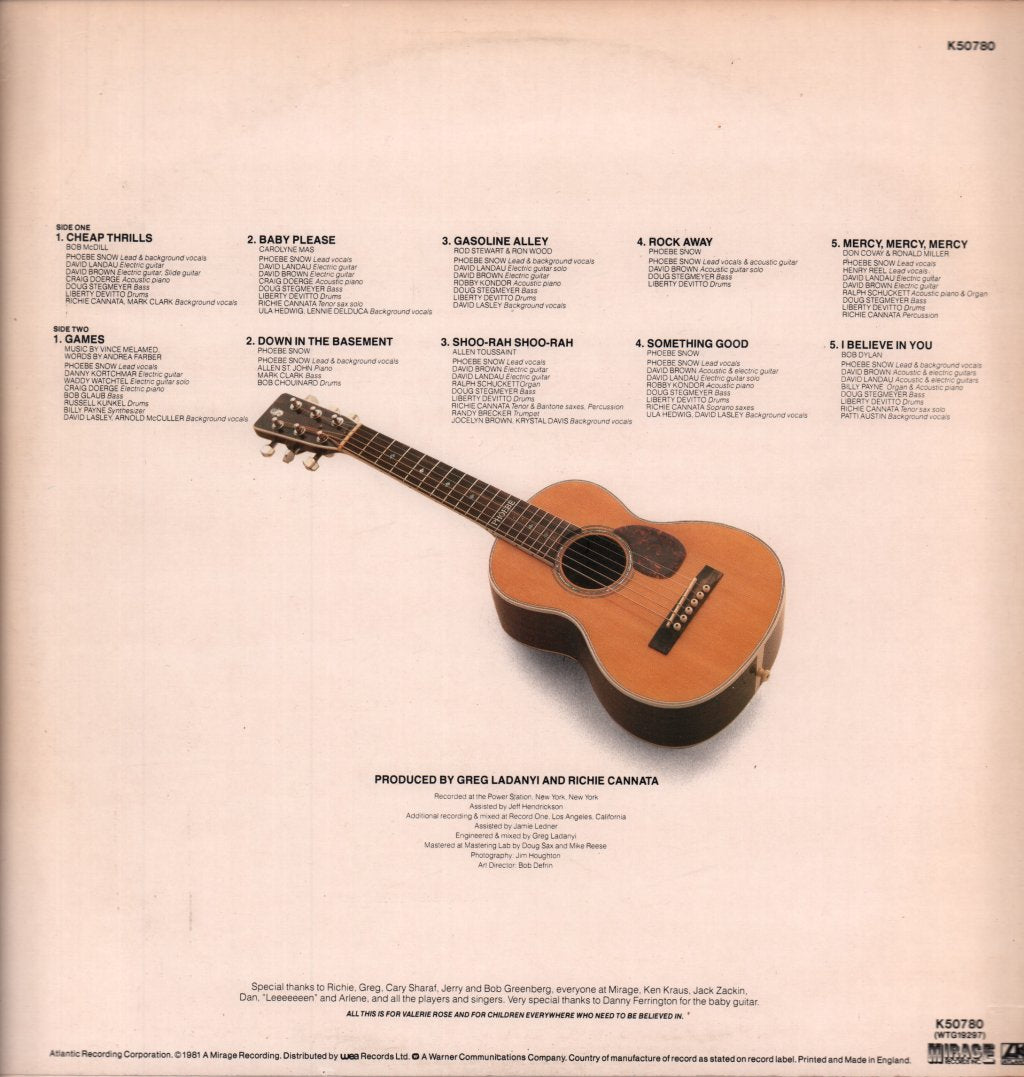 Phoebe Snow - Rock Away - Lp