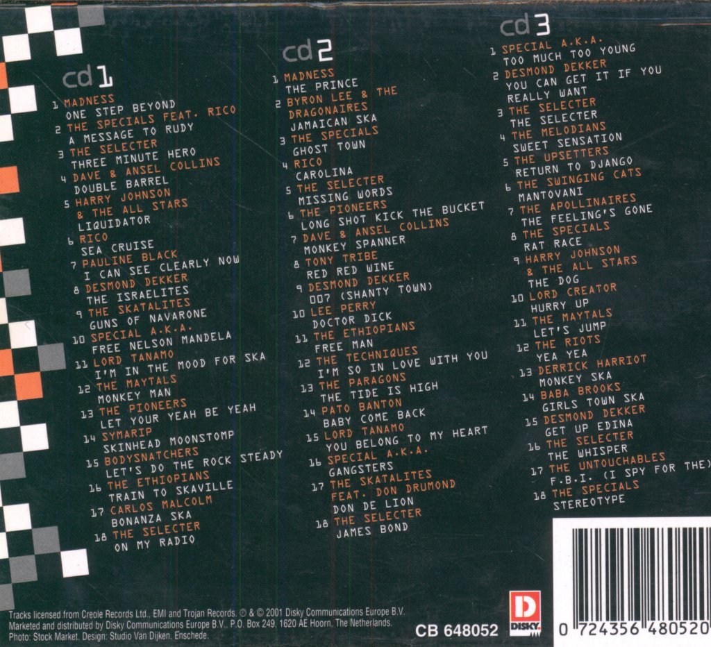 Various Artists - Best Of Ska (54 Original Skanking Hits) - Cd Set