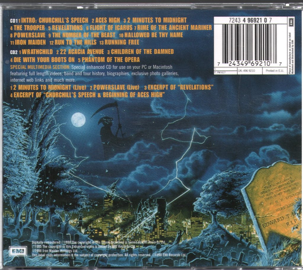 Iron Maiden - Live After Death - Double Cd