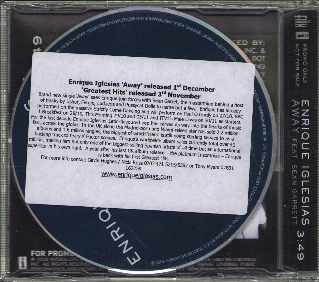Enrique Iglesias - Away - Cd