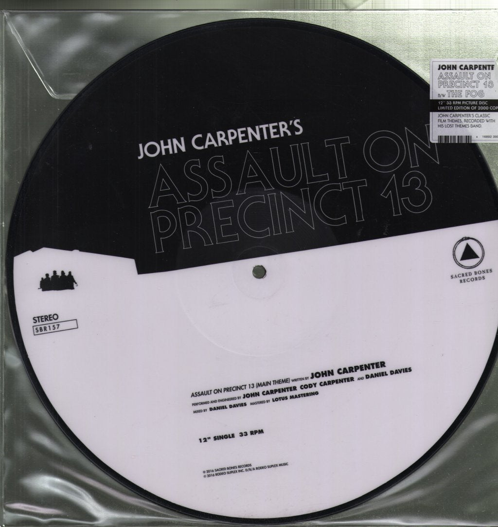 John Carpenter - Assault On Precinct 13 b/w The Fog - 12 Inch