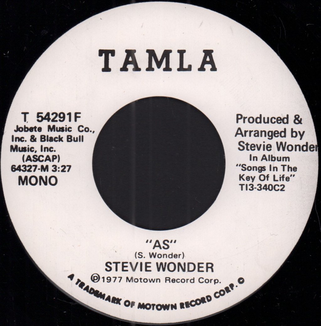 Stevie Wonder - As - 7 Inch