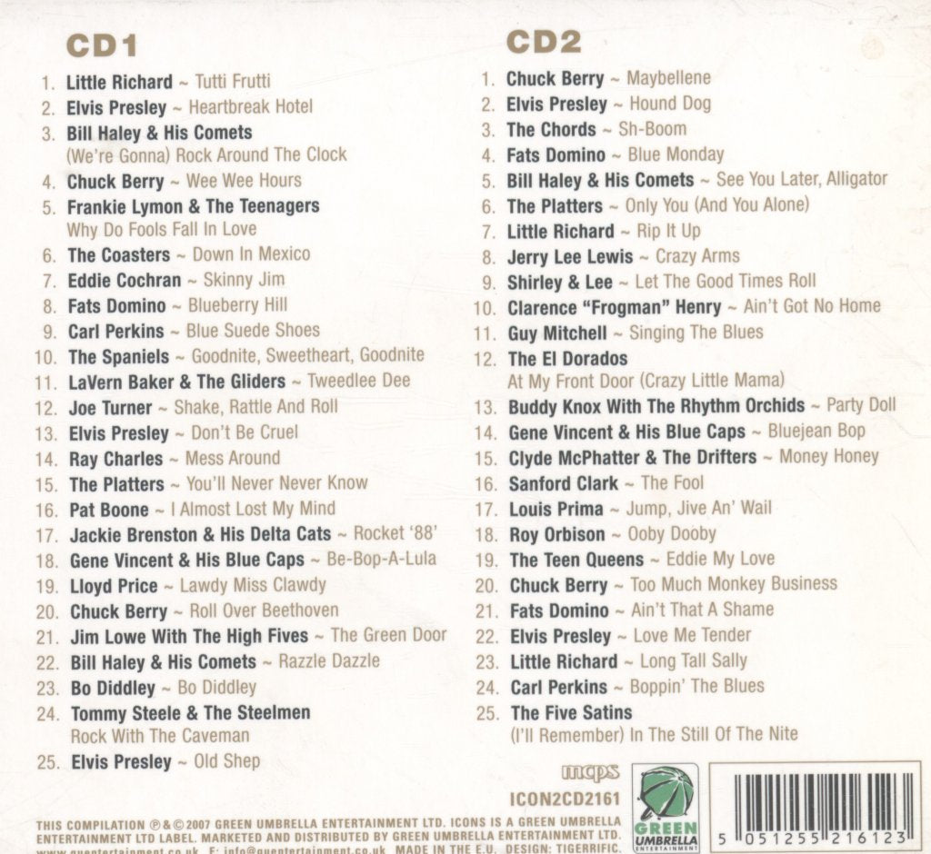 Various Artists - Rock N Roll Originals - Icons - Cd