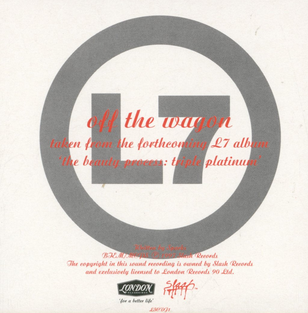 L7 - Off The Wagon - Cd