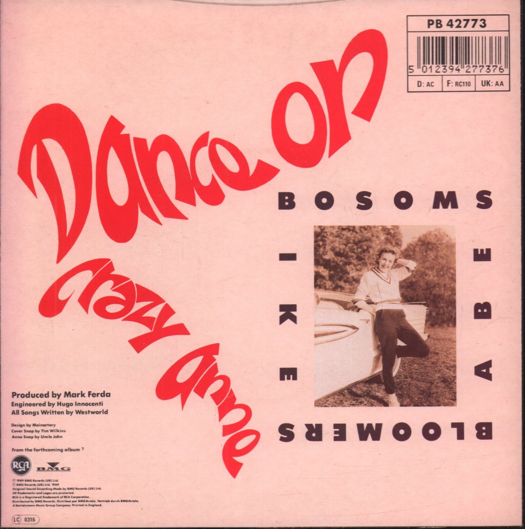 Westworld - Dance On - 7 Inch