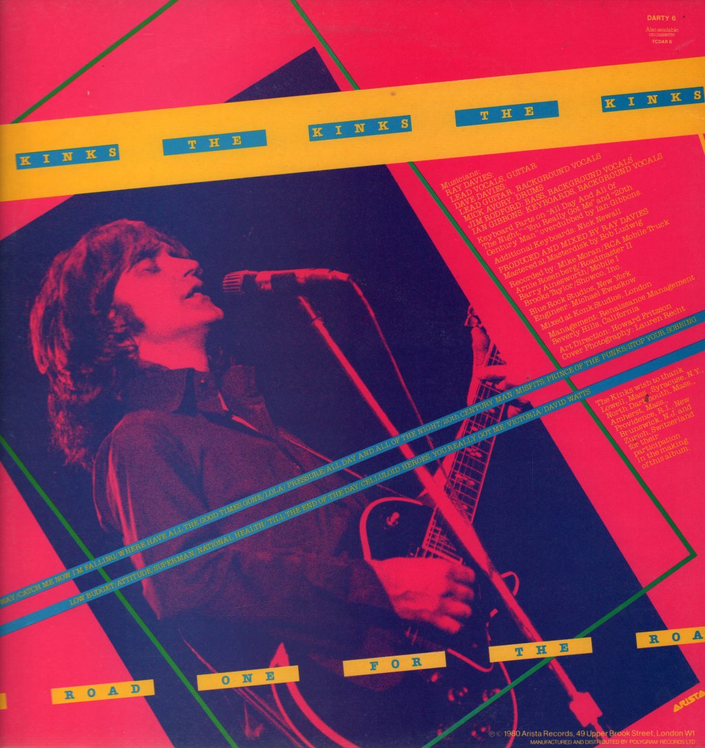 Kinks - One For The Road - Double Lp