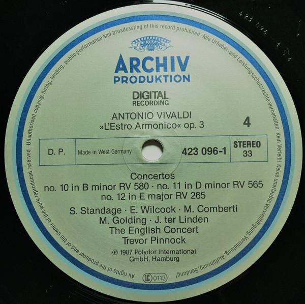 English Concert - vivaldi Concerti L'Estro Armonico - Double Lp