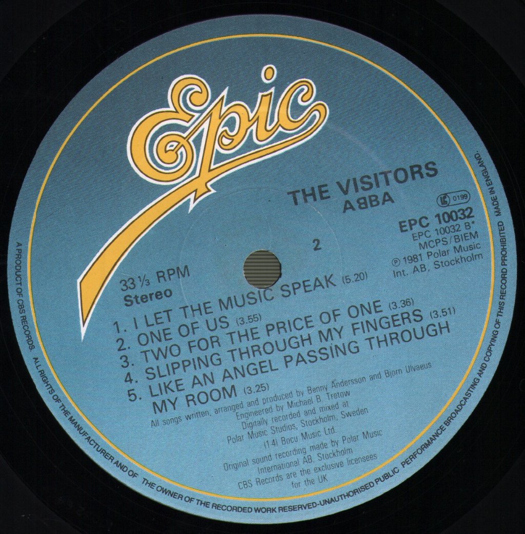 ABBA - Visitors - Lp