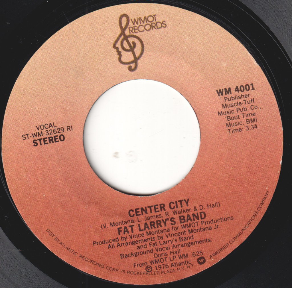 Fat Larry's Band - Center City - 7 Inch