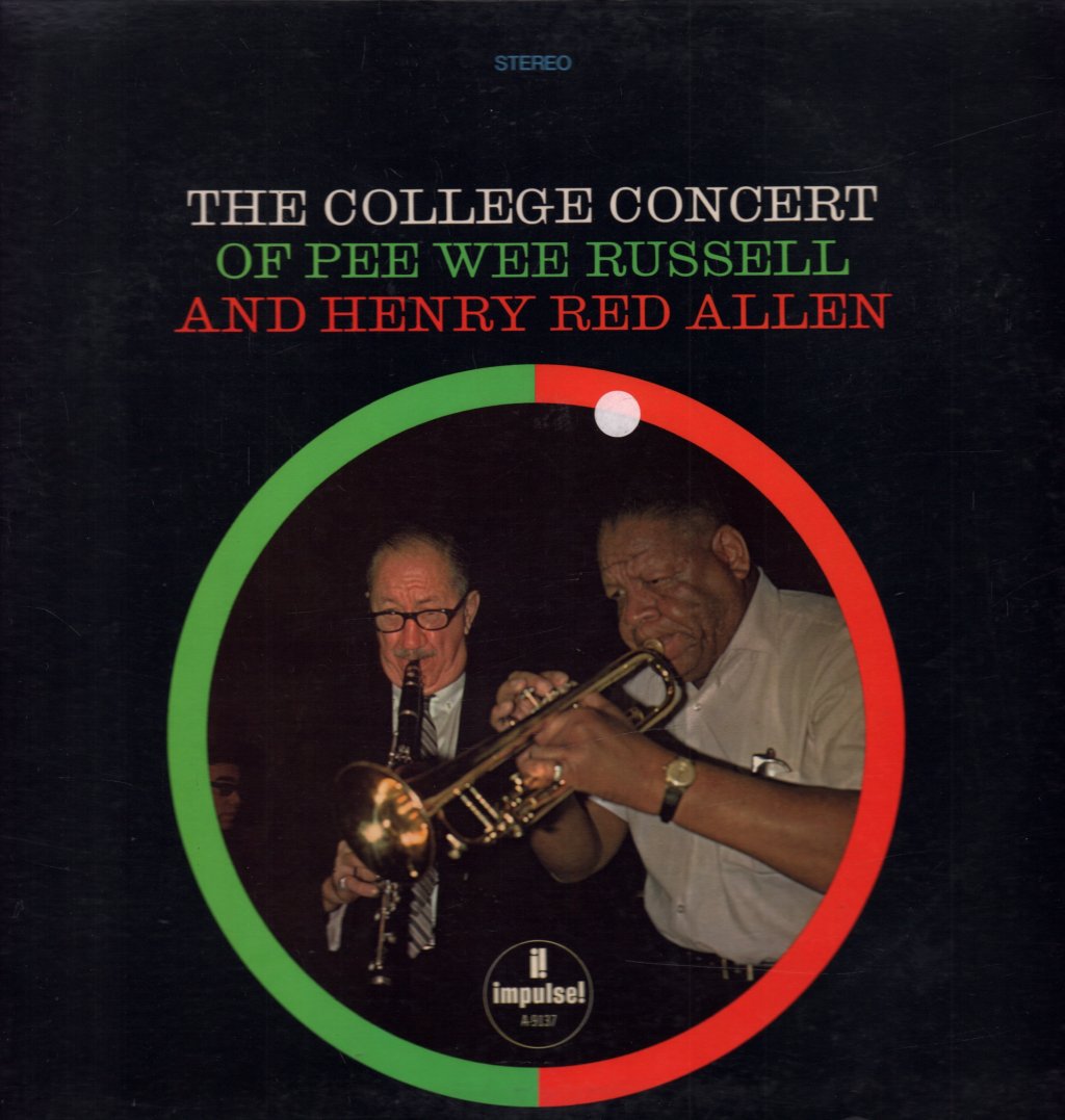 Pee Wee Russell And Henry Red Allen - College Concert Of - Lp