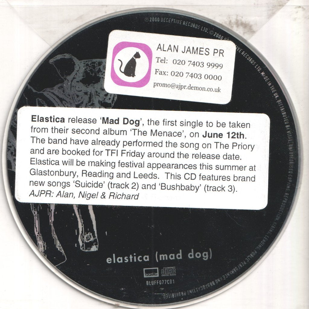 Elastica - Mad Dog - Cd