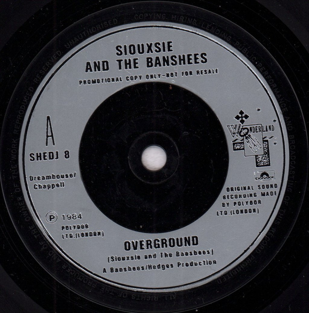 Siouxsie And The Banshees - Overground - 7 Inch