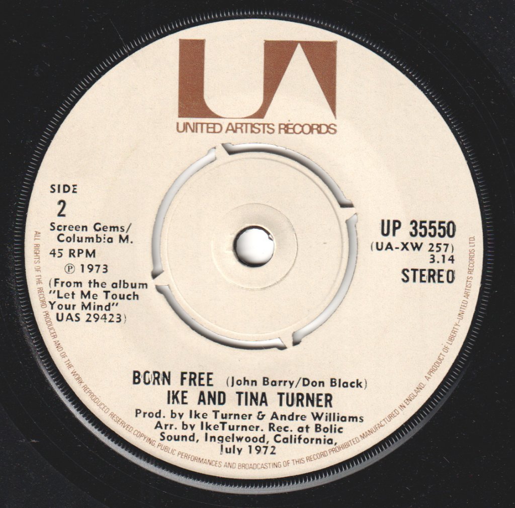 Ike And Tina Turner - Work On Me - 7 Inch