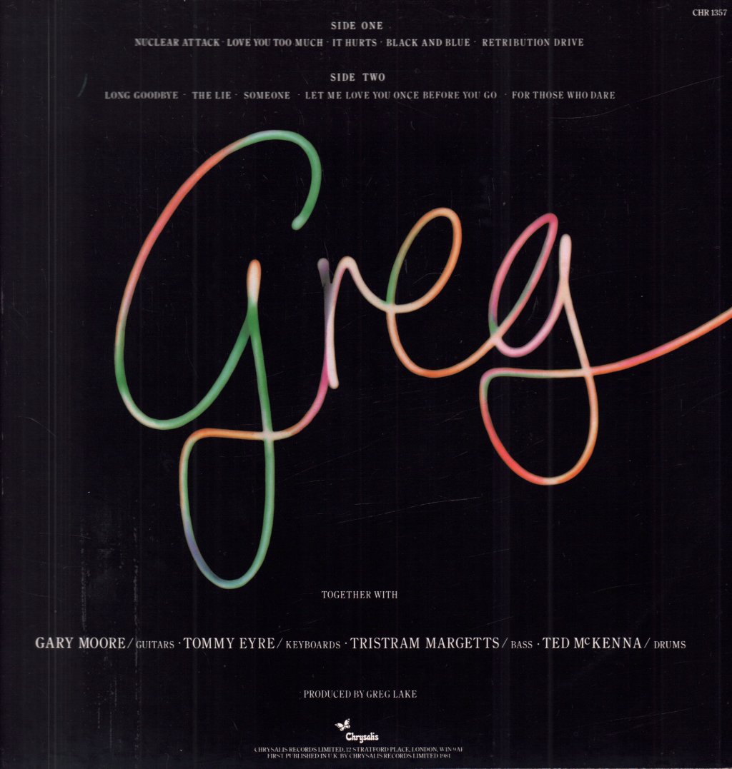 Greg Lake - Greg Lake - Lp