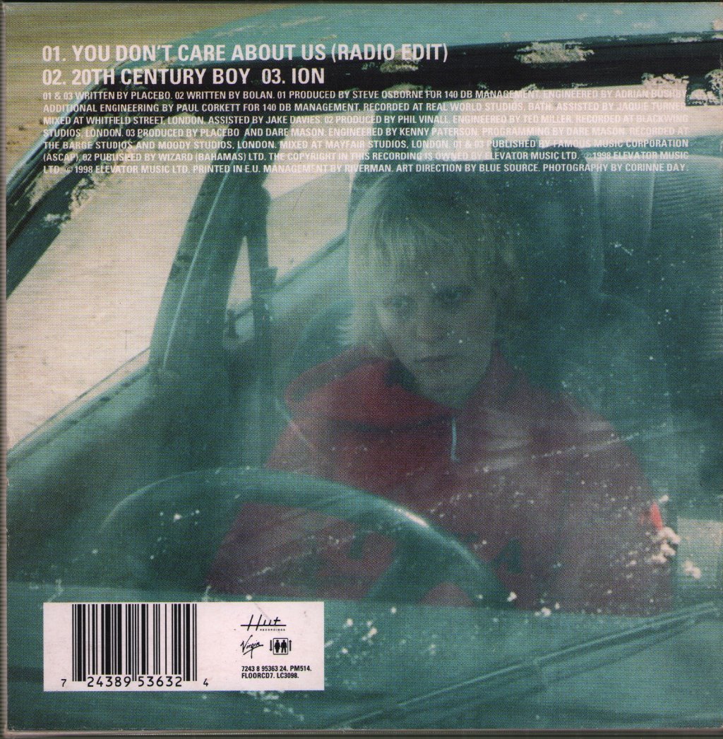 Placebo - You Don't Care About Us - Cd