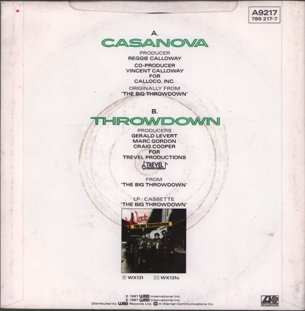 Levert - Casanova - 7 Inch