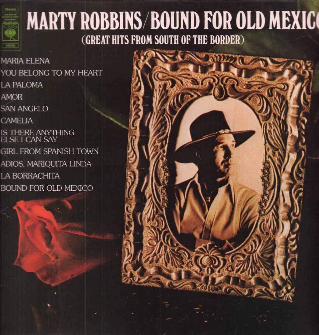 Marty Robbins - Bound For Old Mexico - Lp