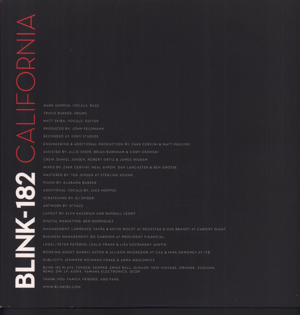 Blink-182 - California - Lp