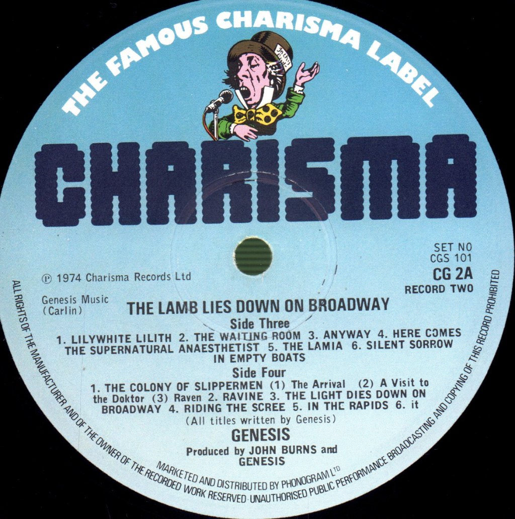 Genesis - Lamb Lies Down On Broadway - Double Lp