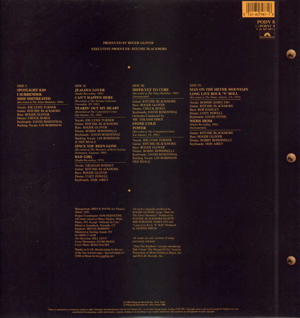 Rainbow - Finyl Vinyl - Double Lp