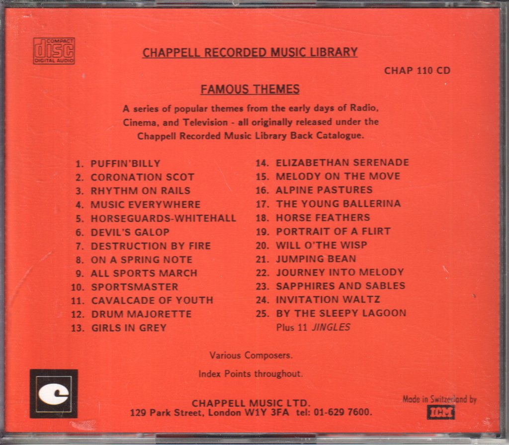 Various Artists - Famous Themes - Cd