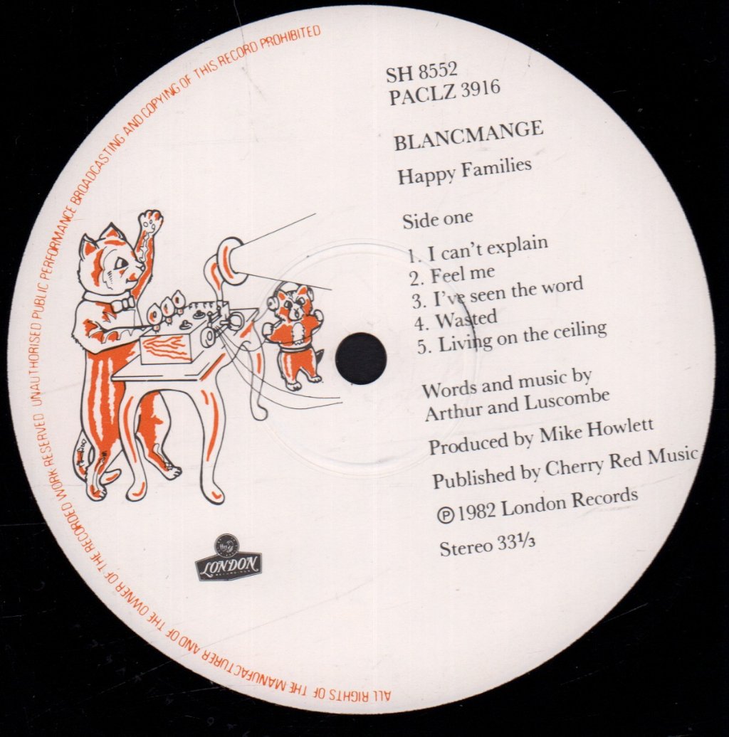 Blancmange - Happy Families - Lp