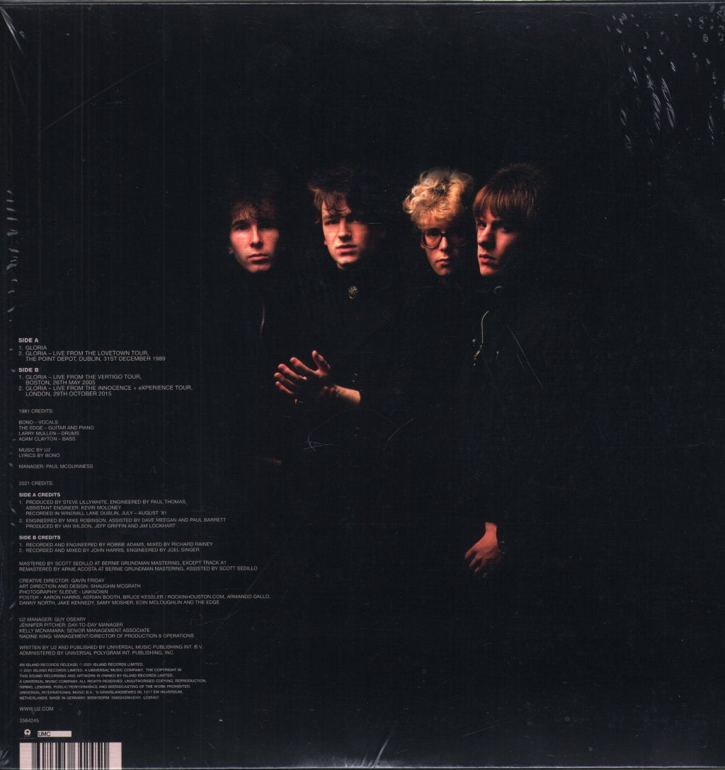 U2 - Gloria (Black Friday 2021) - 12 Inch