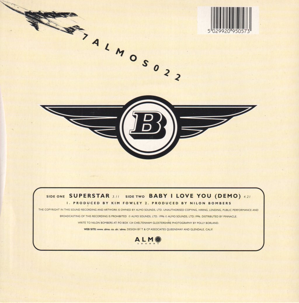 Nilon Bombers - Superstar - 7 Inch
