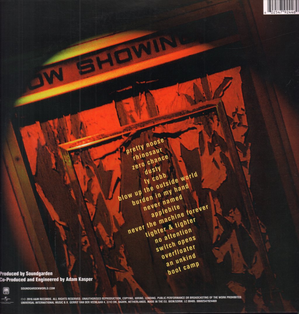 Soundgarden - Down On The Upside - Double Lp