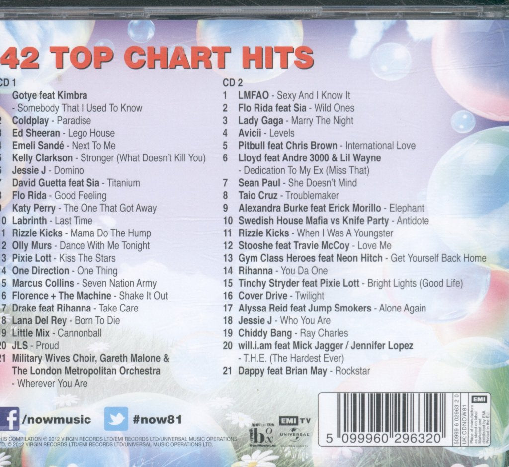 Various Artists - Now That's What I Call Music! 81 - Double Cd