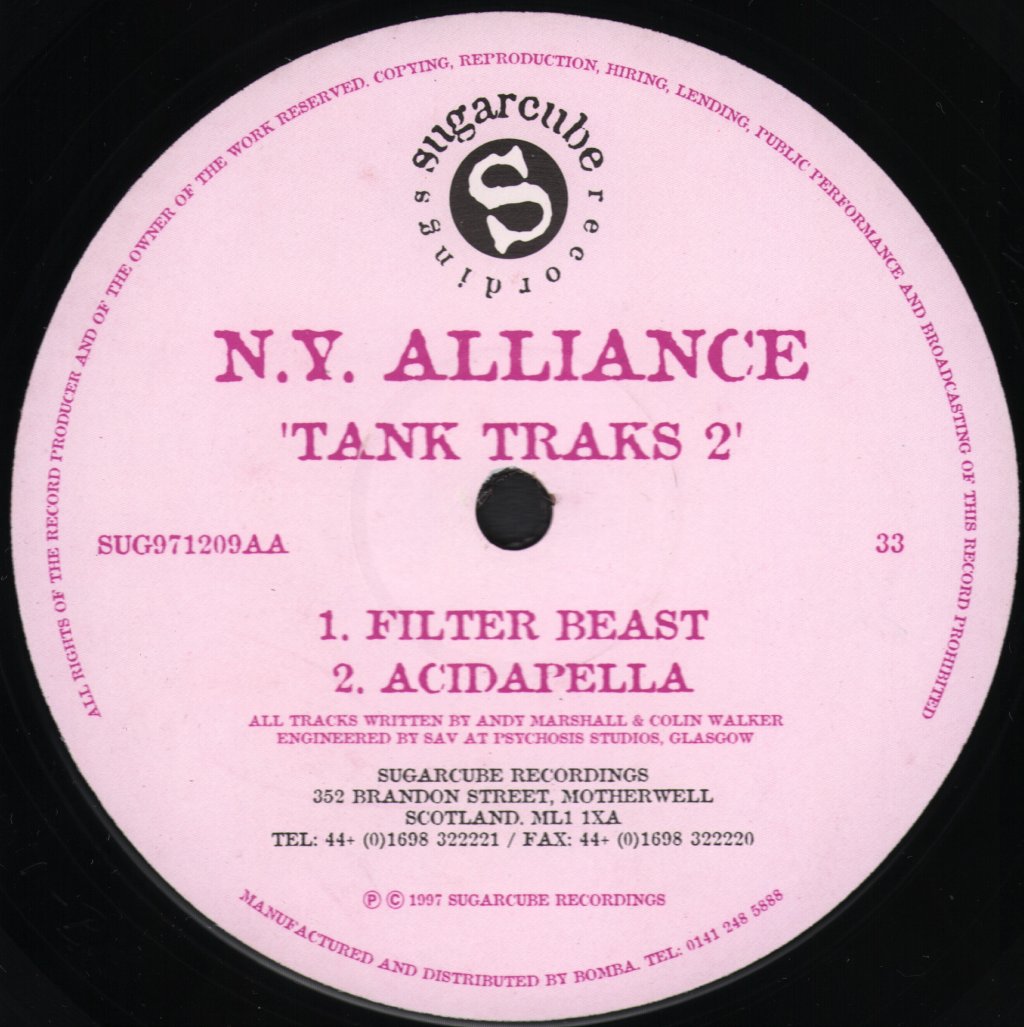 N.Y. Alliance - Tank Traks 2 - 12 Inch