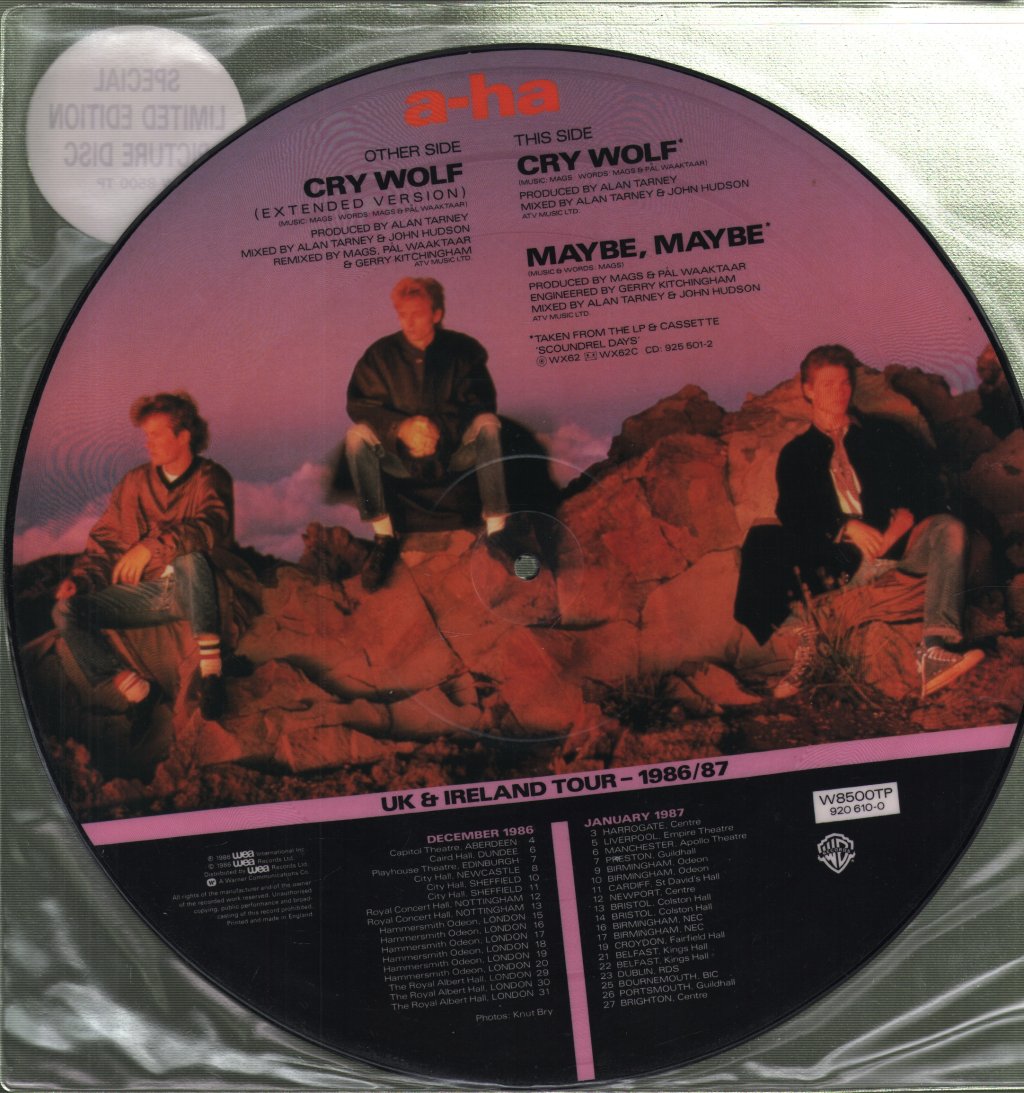 A-Ha - Cry Wolf - 12 Inch