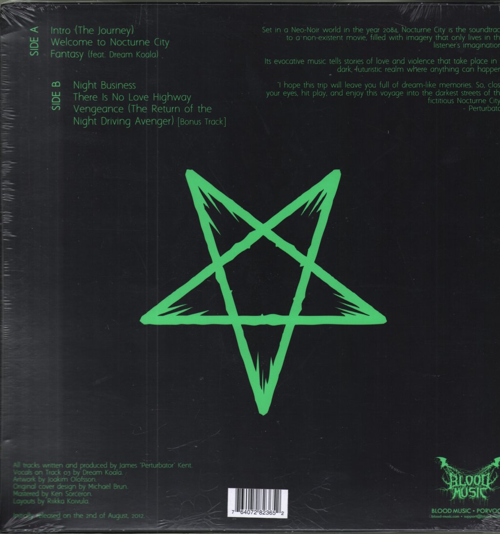 Perturbator - Nocturne City - 12 Inch