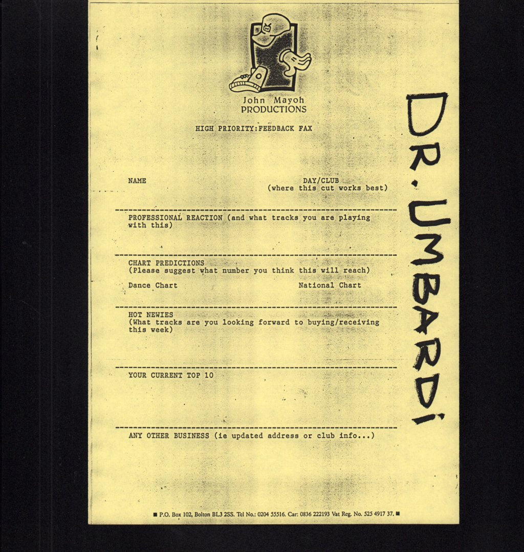 Dr. Umbardi - One Day We'll All Be Free - 12 Inch