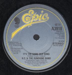 KC And The Sunshine Band - It's The Same Old Song - 7 Inch