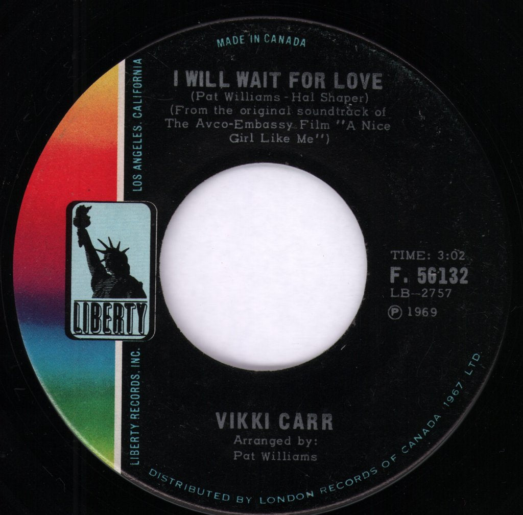 Vikki Carr - Eternity / I Will Wait For Love - 7 Inch