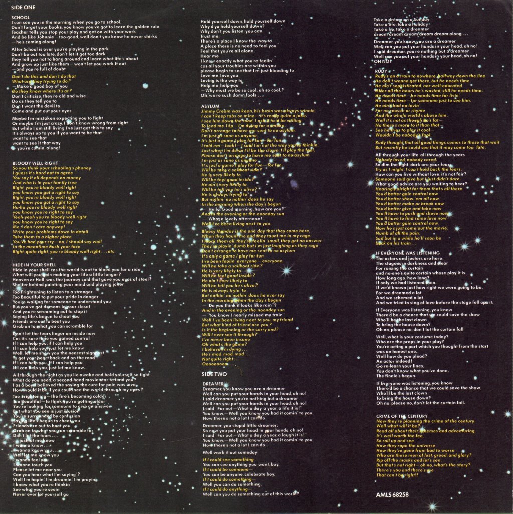 Supertramp - Crime Of The Century - Lp