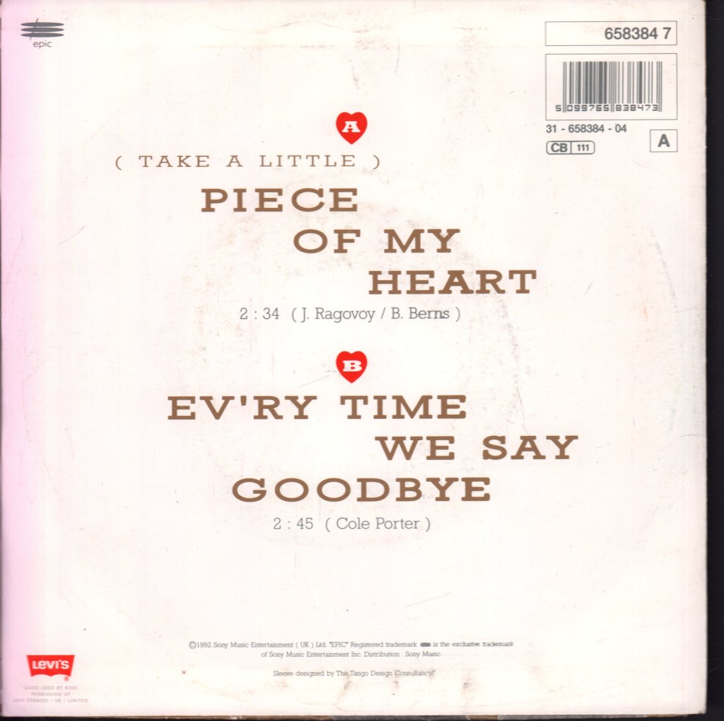 Erma Franklin - Take A Little Piece Of My Heart - 7 Inch