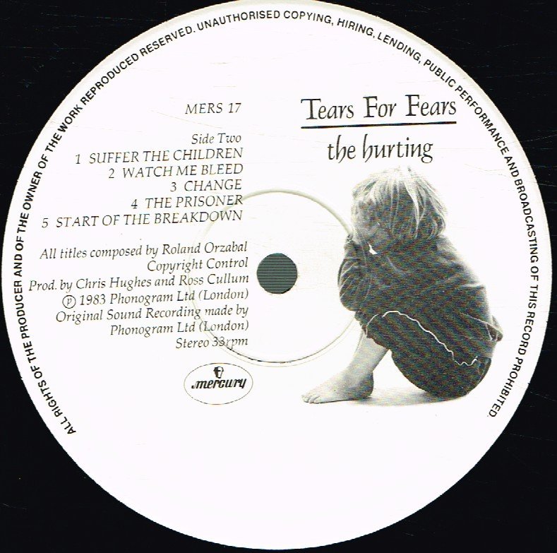 Tears For Fears - Hurting - Lp