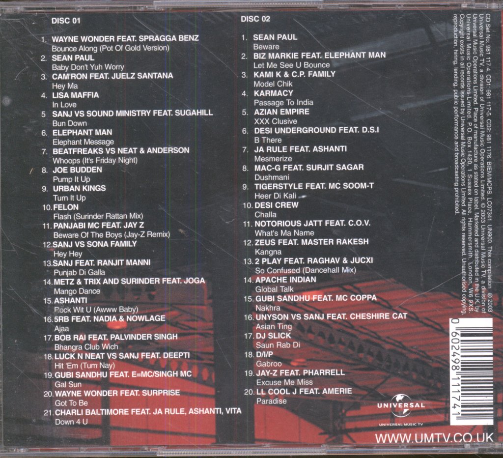 Various Artists - Urban Fusion - Double Cd