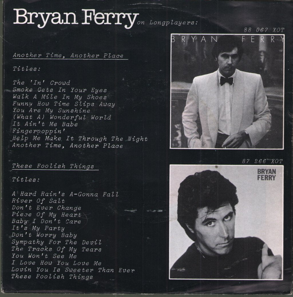 Bryan Ferry - Let's Stick Together - 7 Inch